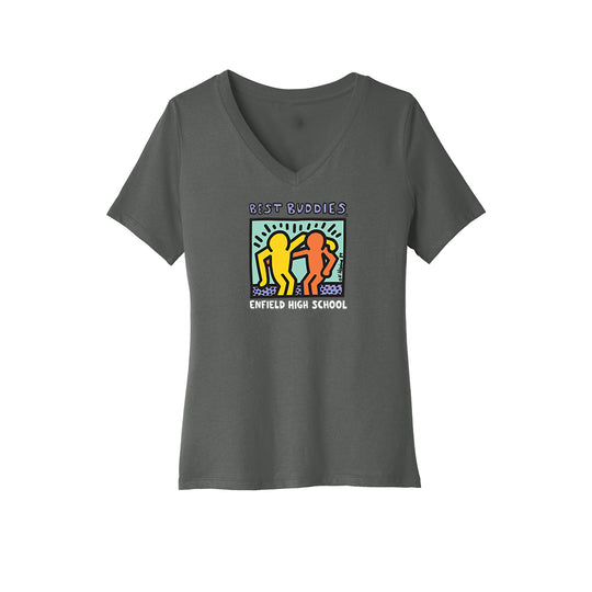 E.H.S Best Buddies Ladies Relaxed Jersey V-Neck Tee
