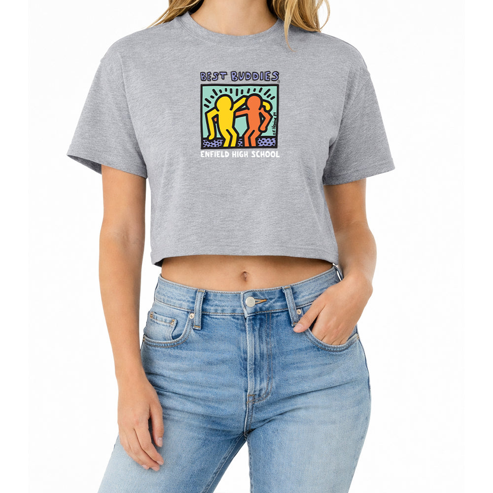 E.H.S Best Buddies Ladies Jersey Crop tee