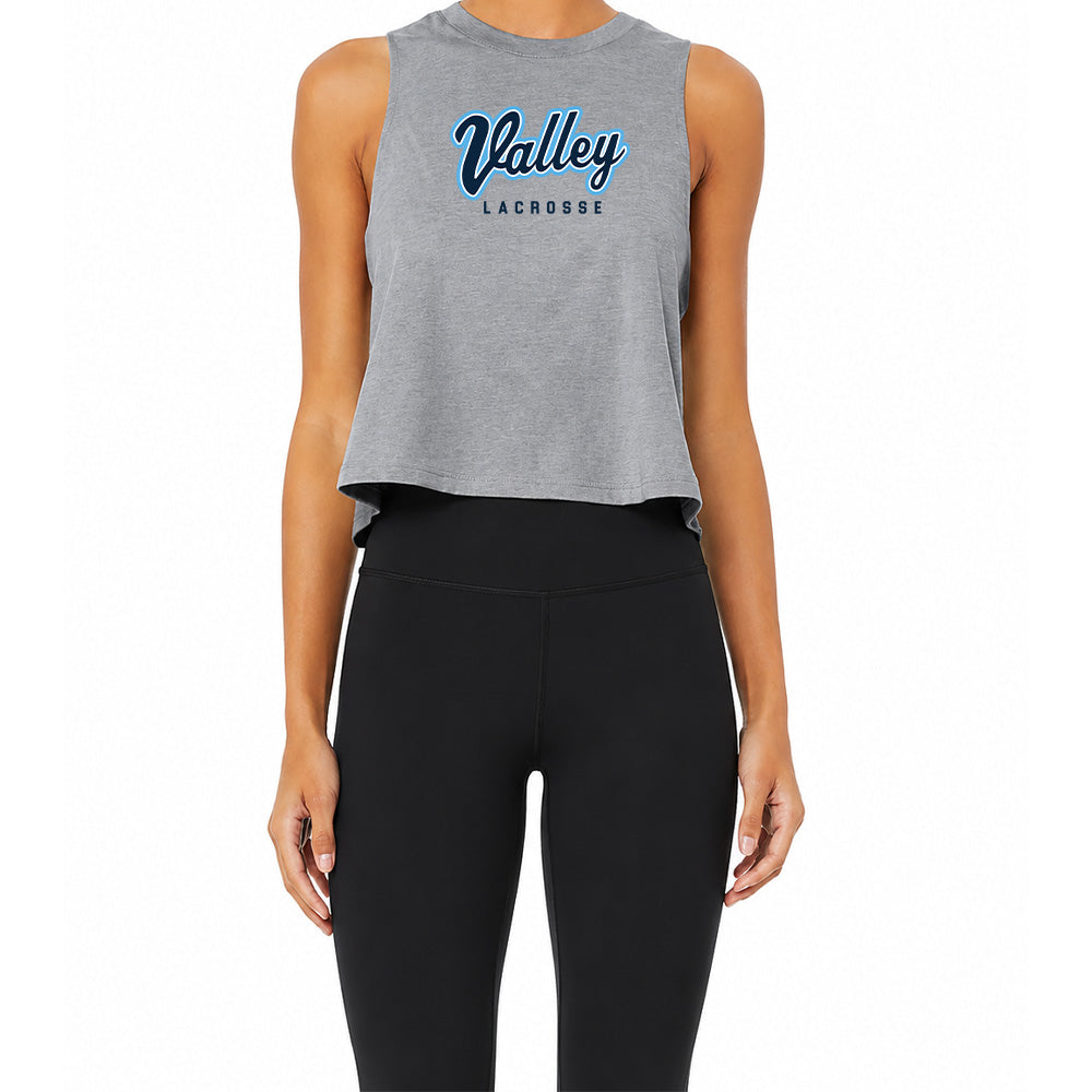 Valley Lacrosse Ladies Cropped Tank