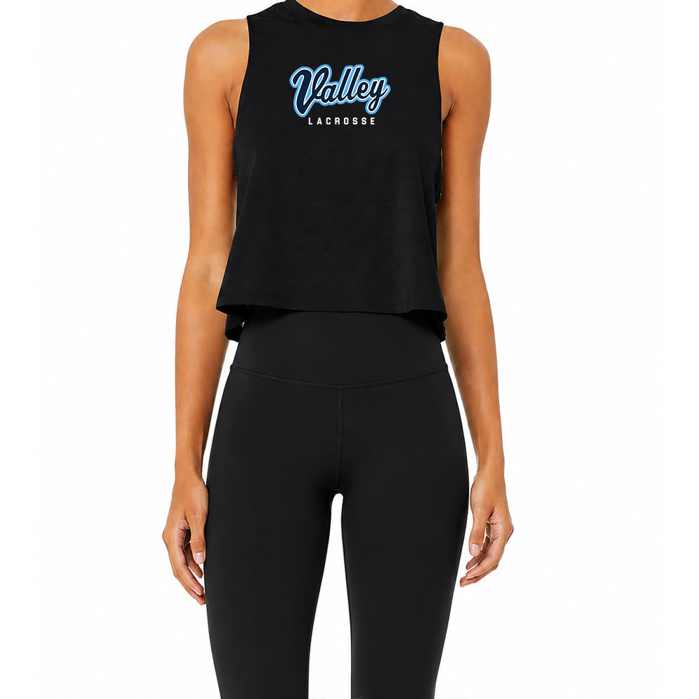 Valley Lacrosse Ladies Cropped Tank