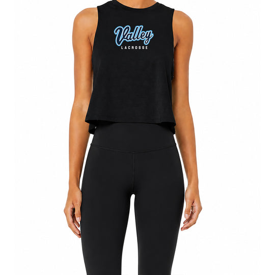 Valley Lacrosse Ladies Cropped Tank