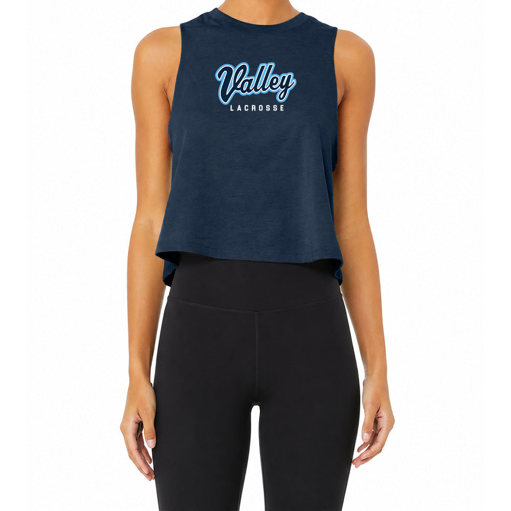 Valley Lacrosse Ladies Cropped Tank