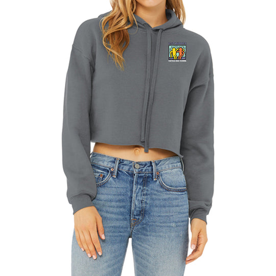 E.H.S Best Buddies Ladies Club Cropped Fleece Hoodie