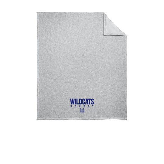Wildcats Hockey "WH" Oversized Sideline Blanket