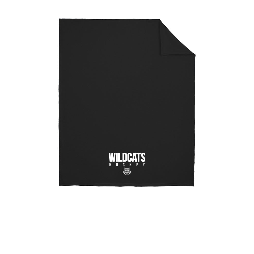 Wildcats Hockey "WH" Oversized Sideline Blanket