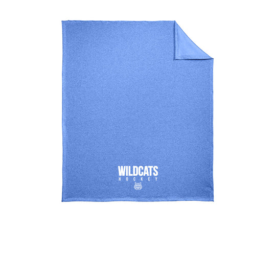 Wildcats Hockey "WH" Oversized Sideline Blanket