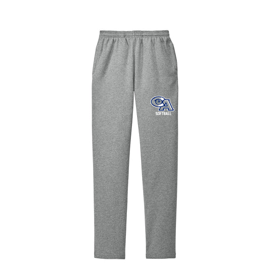 CA Softball Open Bottom Sweatpants