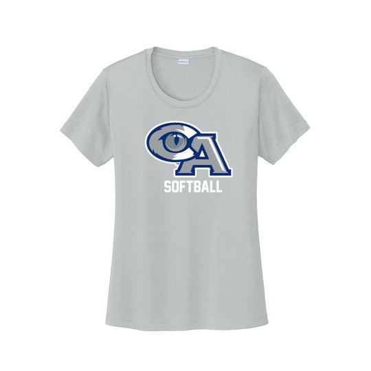 CA Softball Ladies Tech Tee