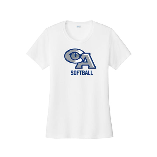 CA Softball Ladies Tech Tee