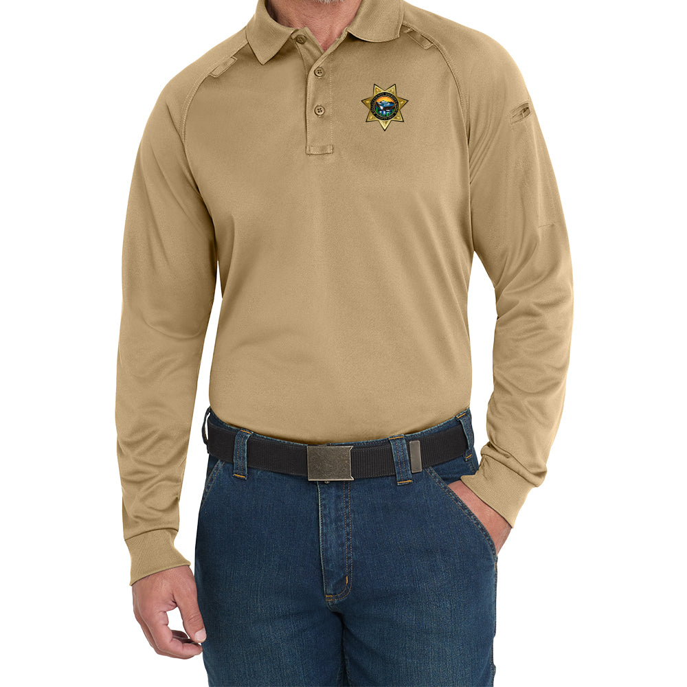 CornerStone® Select Long Sleeve Snag-Proof Tactical Polo