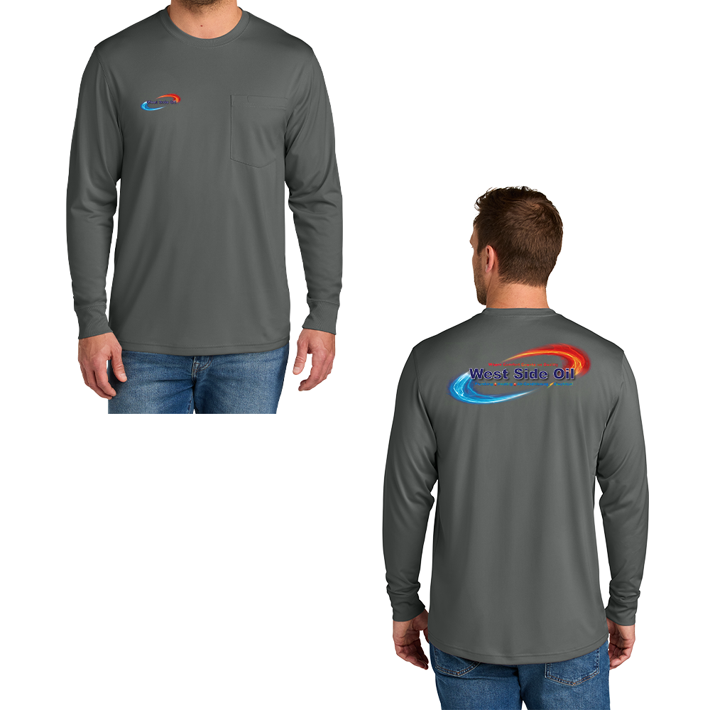 West Side Oil CornerStone® Workwear Pro Long Sleeve Pocket Tee