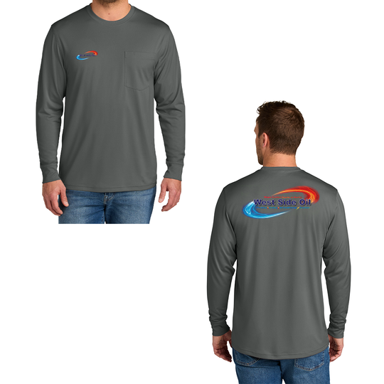 West Side Oil CornerStone® Workwear Pro Long Sleeve Pocket Tee