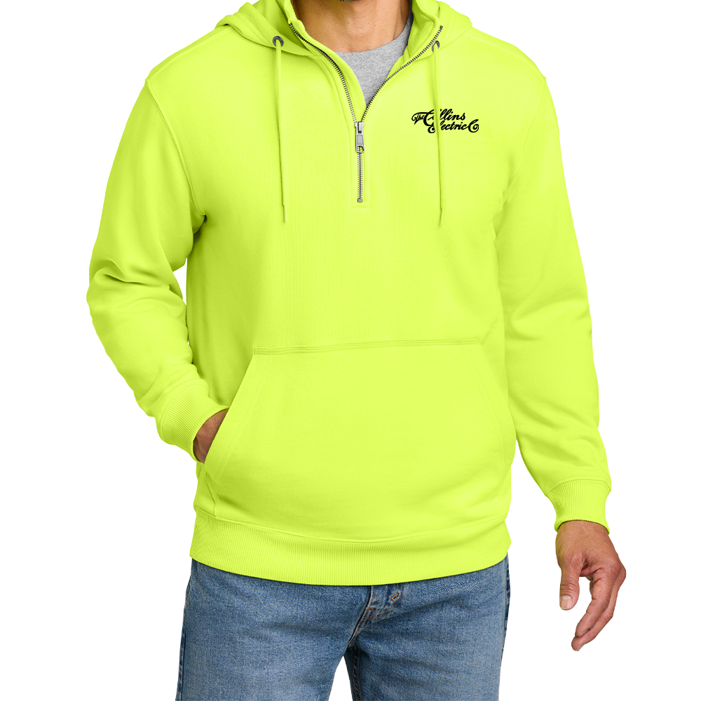 Collins Electric CornerStone® Tough Fleece 1/4-Zip Hoodie (Embroidered)