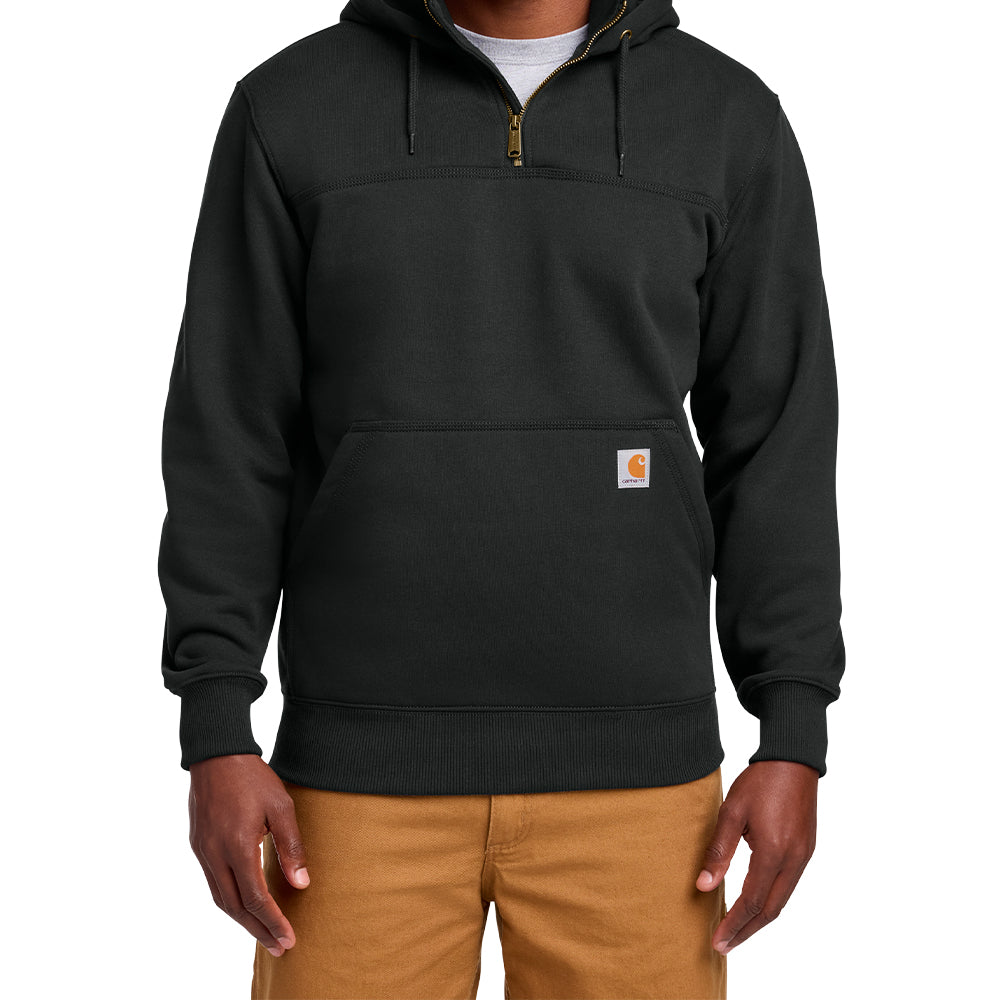 Carhartt® Rain Defender® Paxton Heavyweight Hooded Zip Mock Sweatshirt (Embroidered)