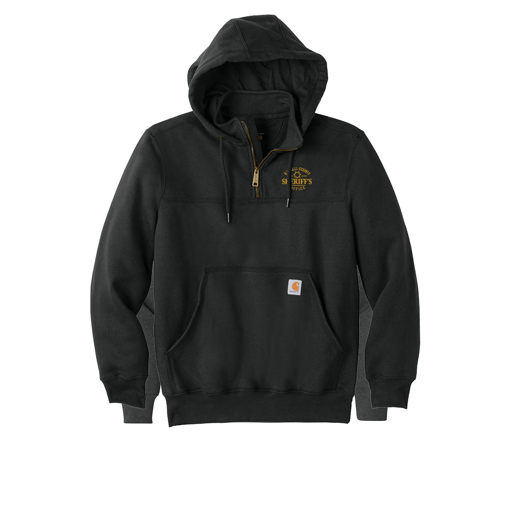Carhartt® Rain Defender® Paxton Heavyweight Hooded Zip Mock Sweatshirt (Embroidered)