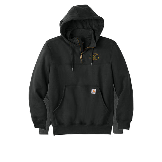 Carhartt® Rain Defender® Paxton Heavyweight Hooded Zip Mock Sweatshirt (Embroidered)