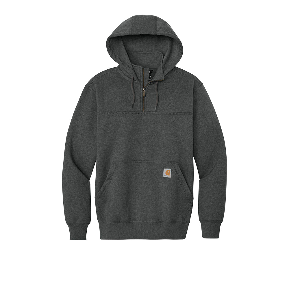 Carhartt® Rain Defender® Paxton Heavyweight Hooded Zip Mock Sweatshirt (Embroidered)