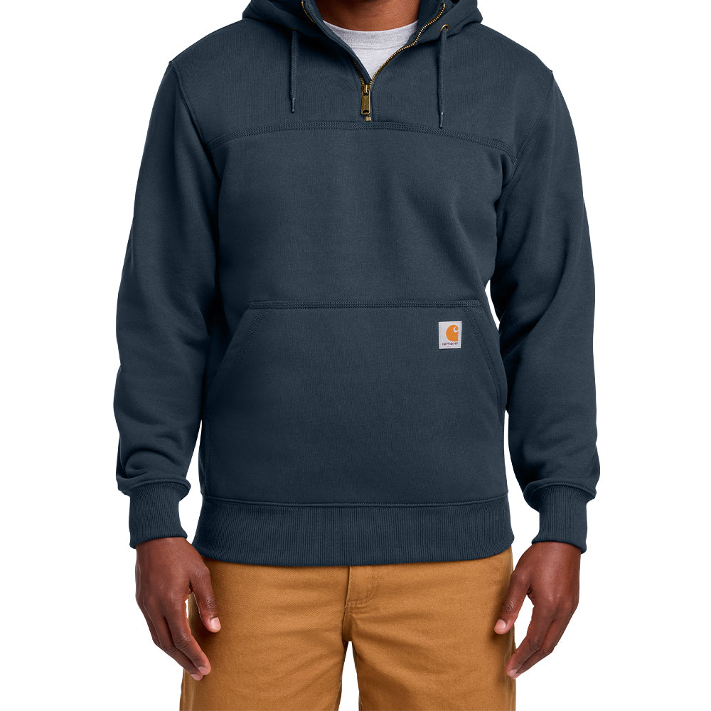 Carhartt® Rain Defender® Paxton Heavyweight Hooded Zip Mock Sweatshirt (Embroidered)