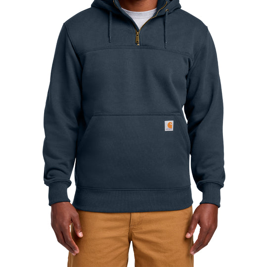 Carhartt® Rain Defender® Paxton Heavyweight Hooded Zip Mock Sweatshirt (Embroidered)