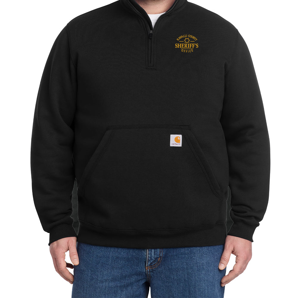 Carhartt® Midweight 1/4-Zip Mock Neck Sweatshirt (Embroidered)