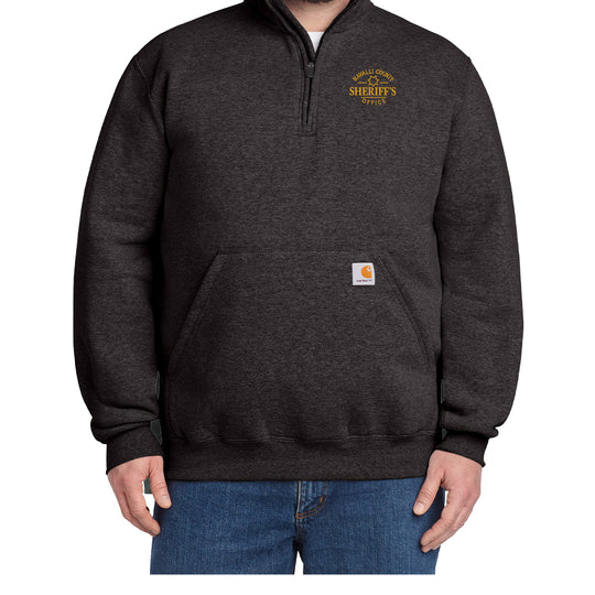 Carhartt® Midweight 1/4-Zip Mock Neck Sweatshirt (Embroidered)