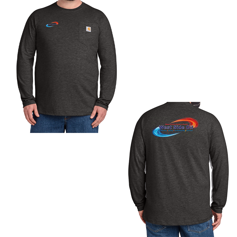 West Side Oil Carhartt Force® Long Sleeve Pocket T-Shirt