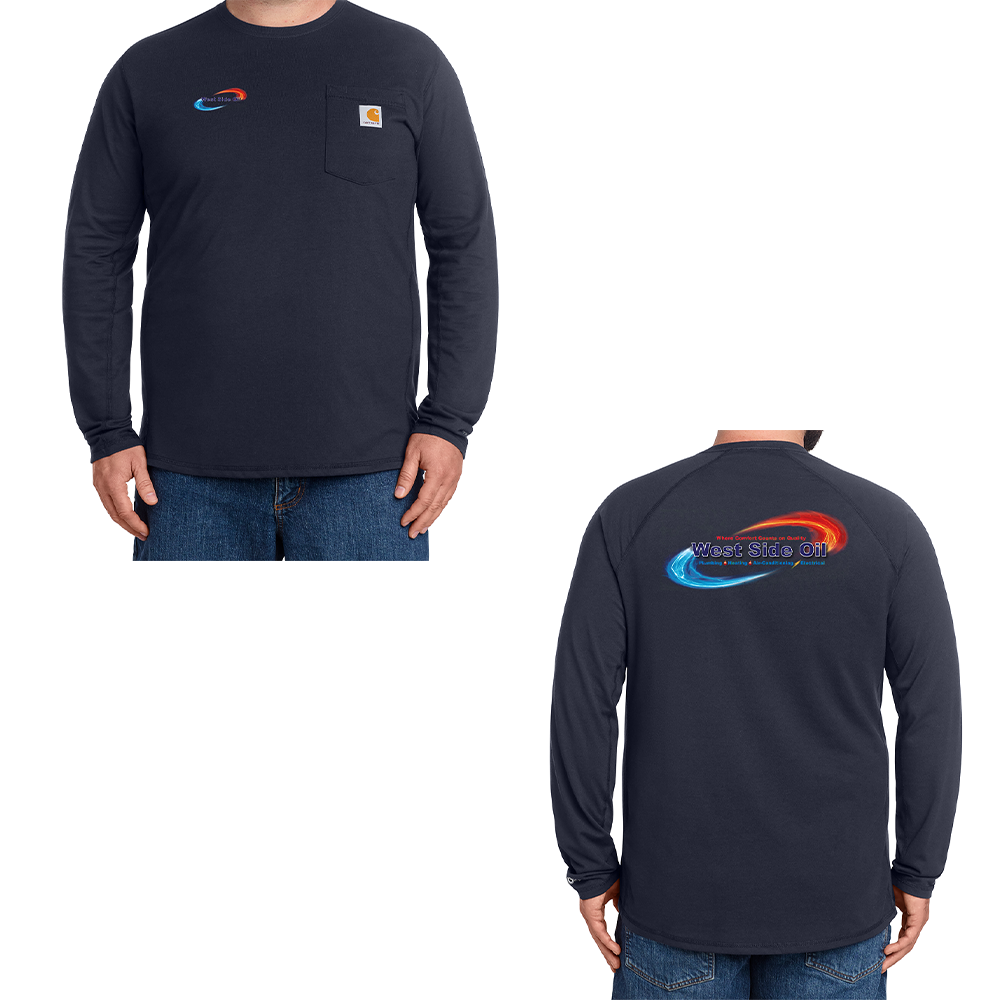 West Side Oil Carhartt Force® Long Sleeve Pocket T-Shirt