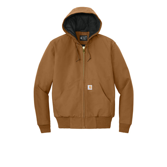 Carhartt® Quilted-Flannel-Lined Duck Active Jac *Tall* (Embroidered)