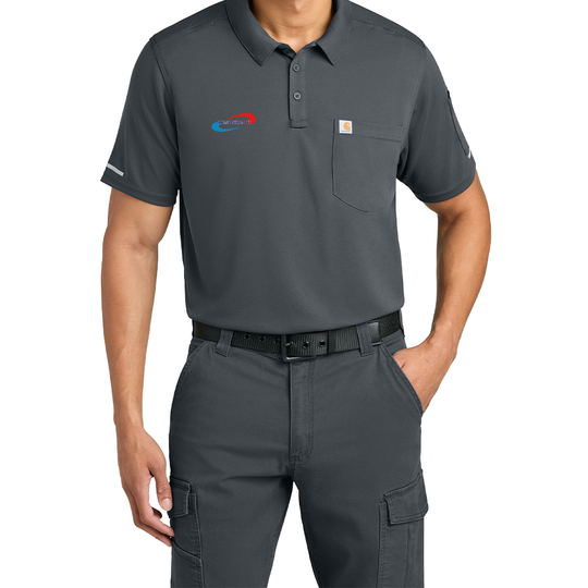 West Side Oil Carhartt® FLD & RSCU Polo (Embroidered)