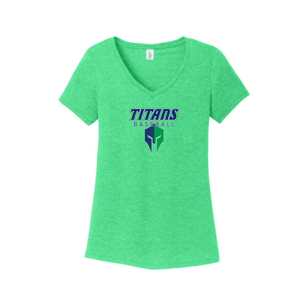 Titans Women's V Neck Tee "Classic" - DM1350L (color options available)