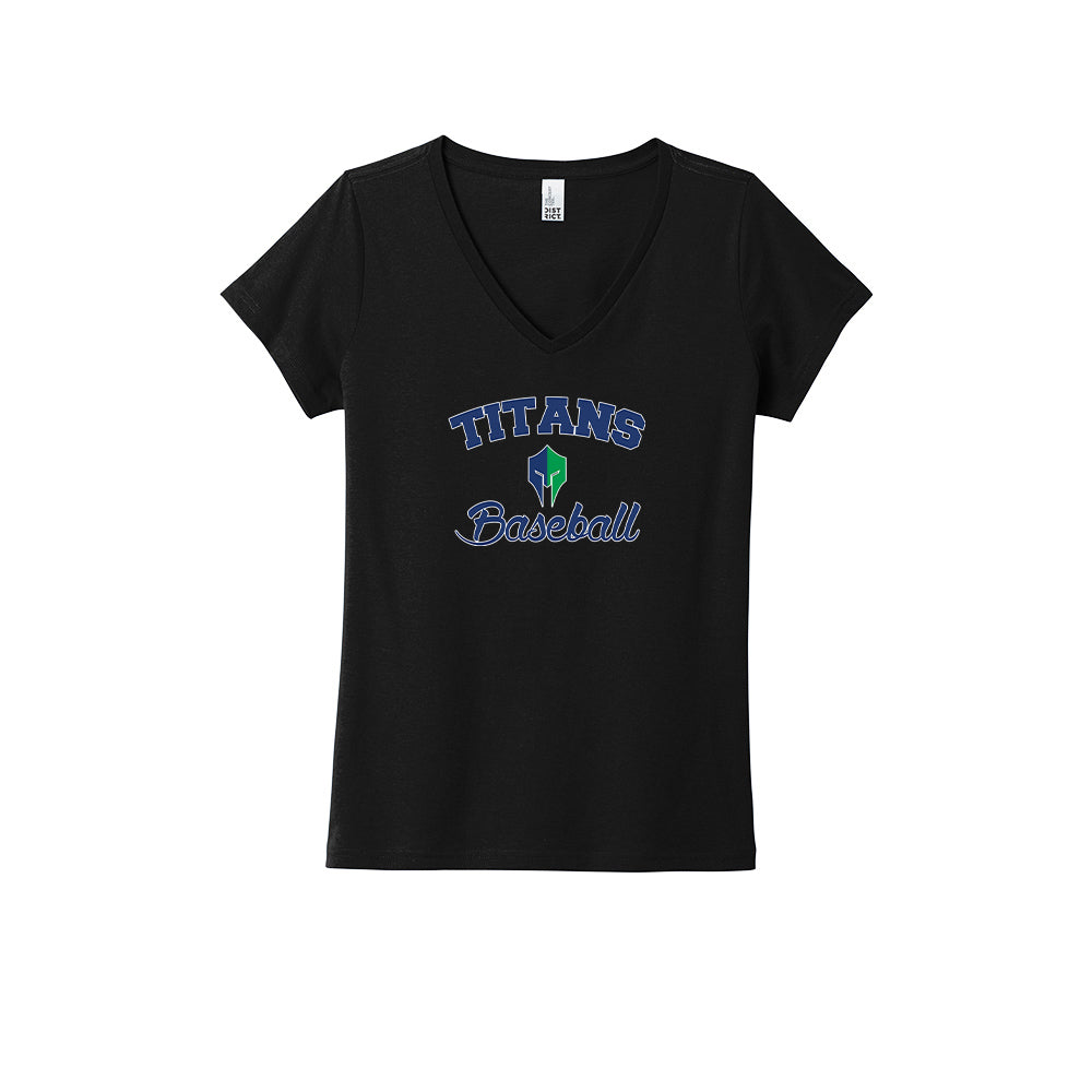 Titans Ladies V-Neck "CTB Solid" - DT5002 (color options available)