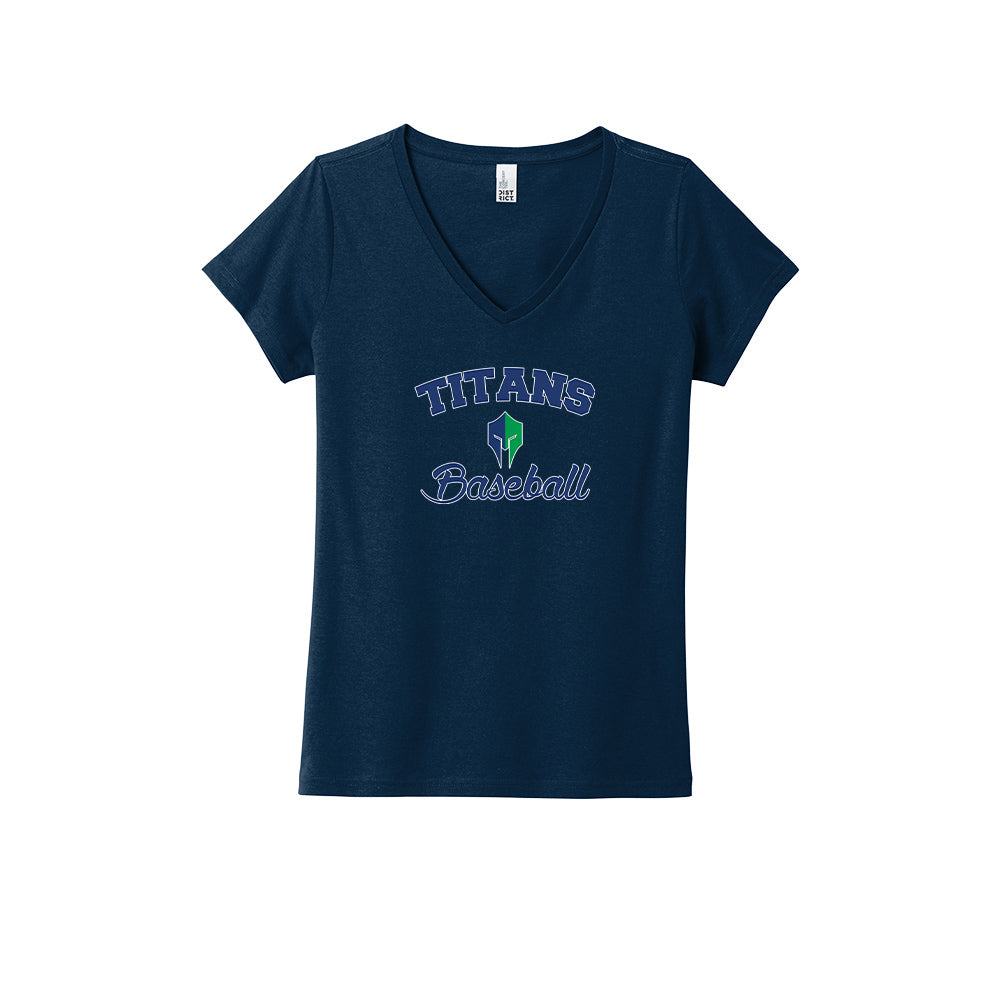 Titans Ladies V-Neck "CTB Solid" - DT5002 (color options available)