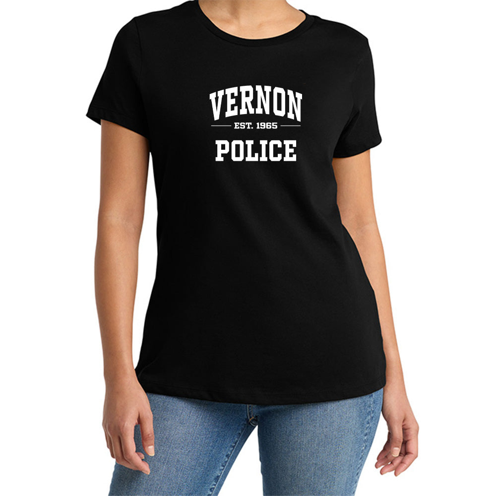 Vernon Police Perfect Weight Ladies "EST" Tee