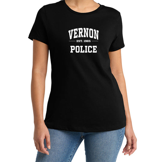 Vernon Police Perfect Weight Ladies "EST" Tee