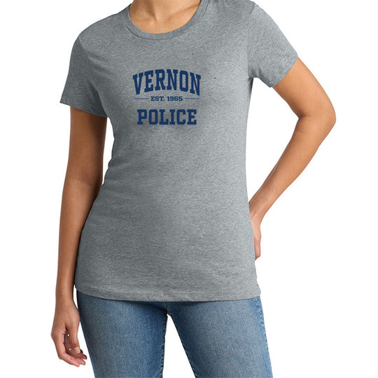Vernon Police Perfect Weight Ladies "EST" Tee