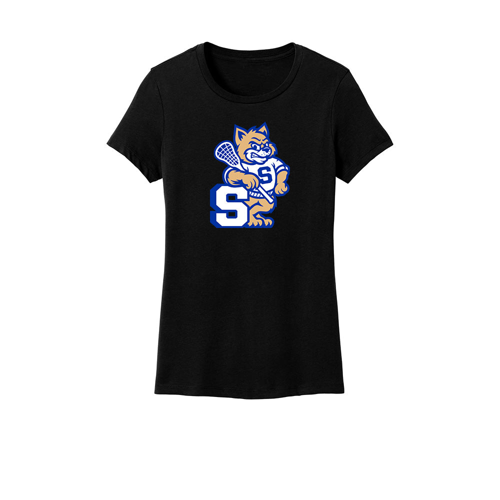 Suffield Lacrosse Ladies "New Cat" Perfect Tee