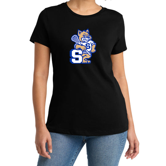 Suffield Lacrosse Ladies "New Cat" Perfect Tee
