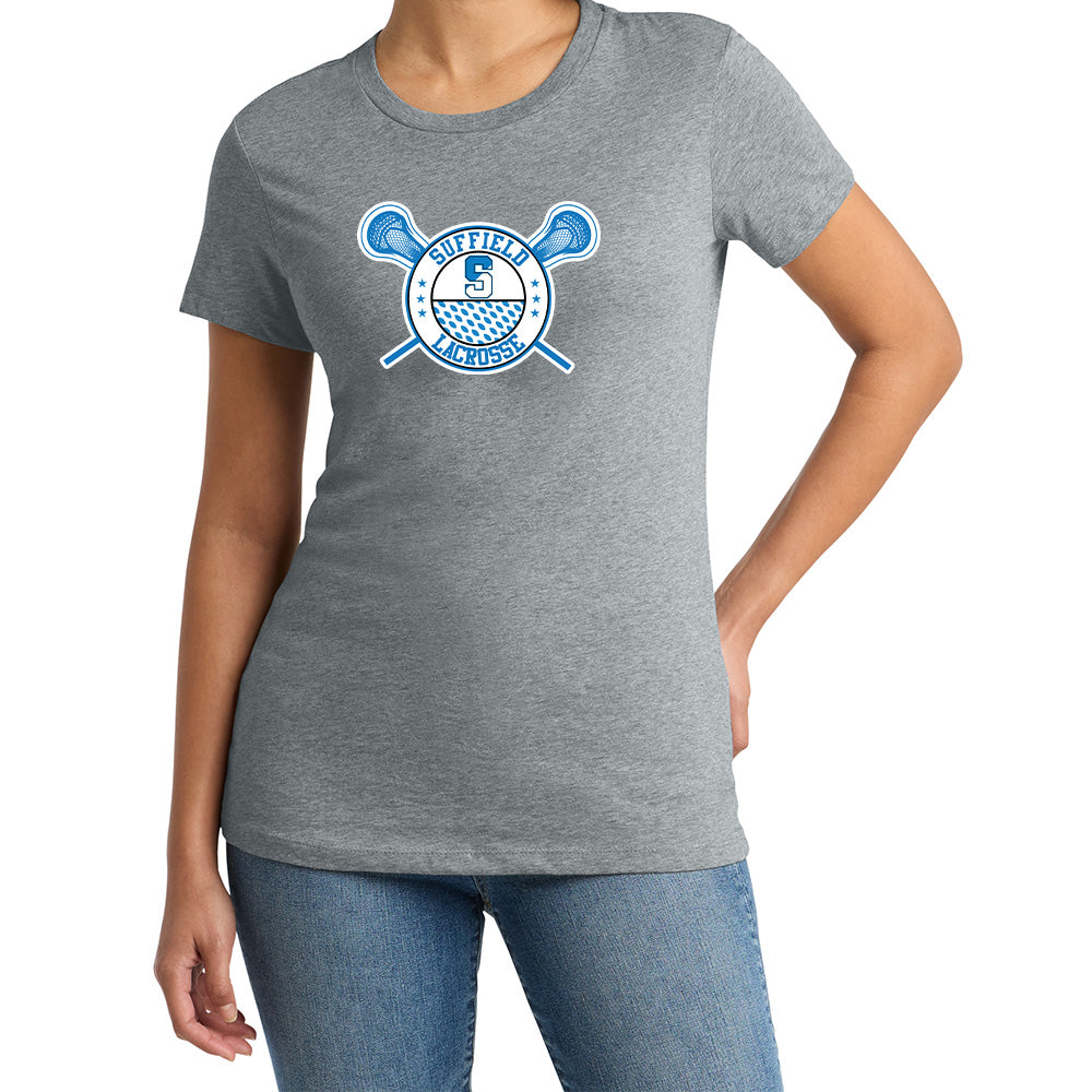Suffield Lacrosse Ladies "Classic" Perfect Tee