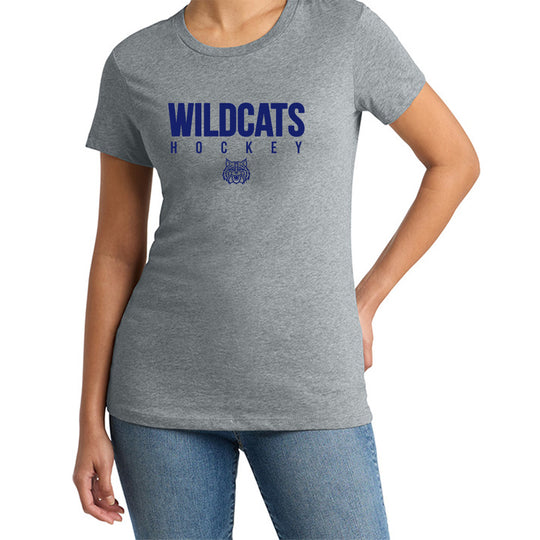 Wildcats Hockey "WH" Ladies Tee