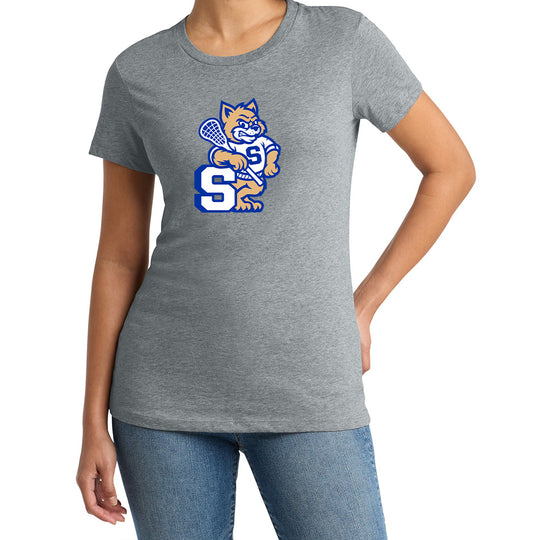 Suffield Lacrosse Ladies "New Cat" Perfect Tee