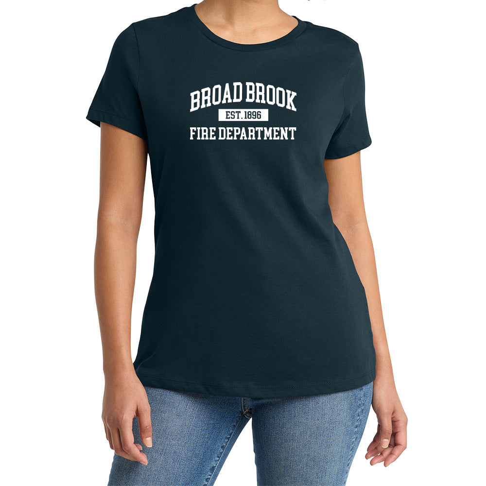 Broad Brook Fire "EST" Perfect Weight Ladies Tee
