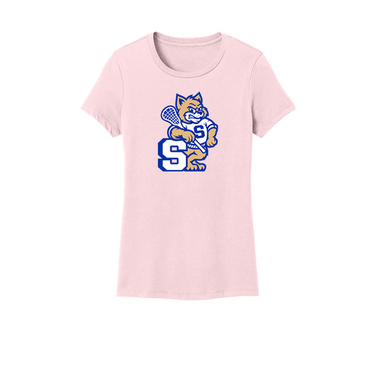 Suffield Lacrosse Ladies "New Cat" Perfect Tee
