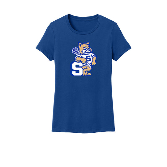 Suffield Lacrosse Ladies "New Cat" Perfect Tee
