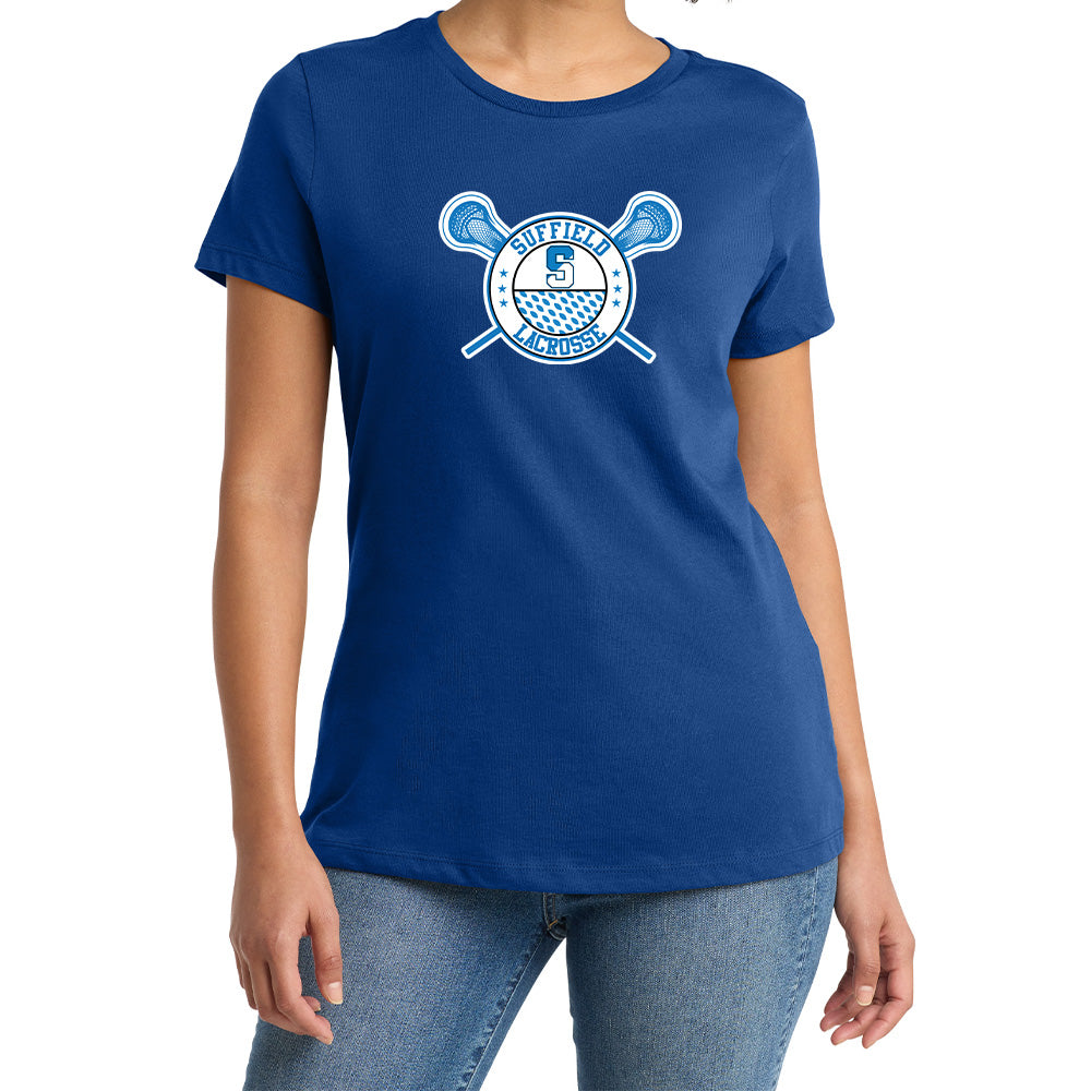 Suffield Lacrosse Ladies "Classic" Perfect Tee