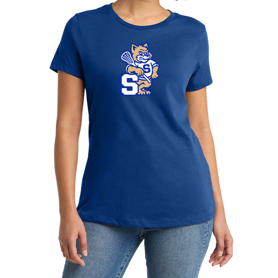 Suffield Lacrosse Ladies "New Cat" Perfect Tee