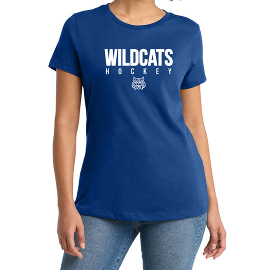 Wildcats Hockey "WH" Ladies Tee