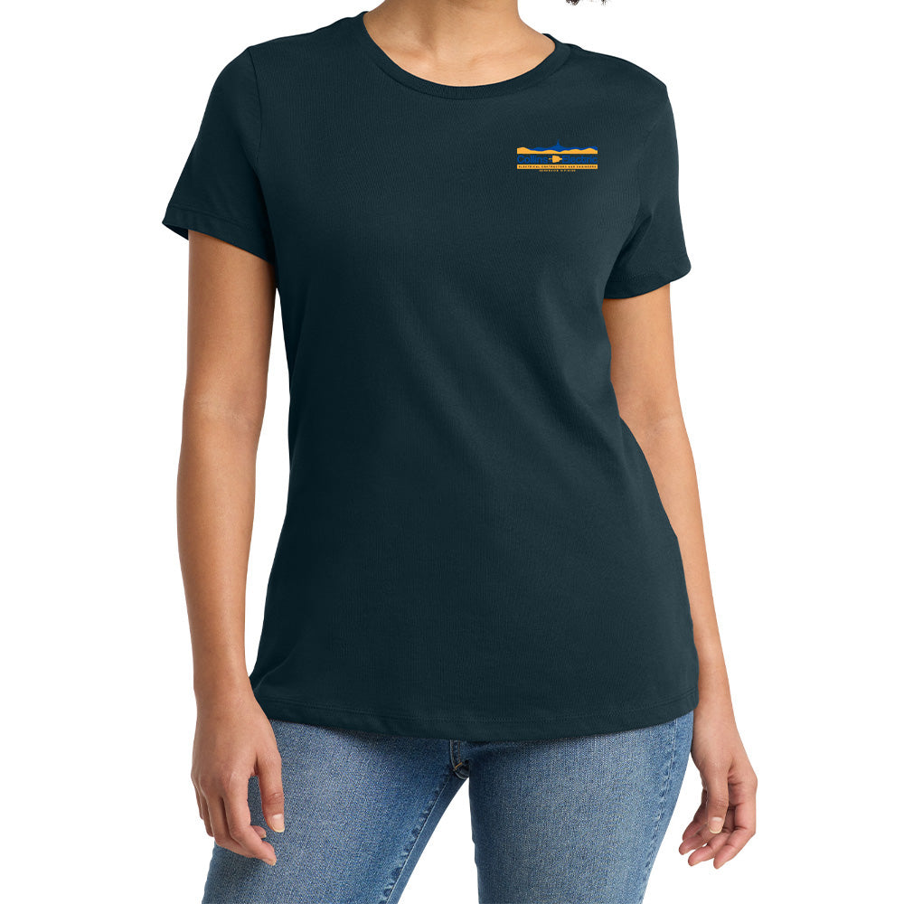 Collins Electric "Berkshire" Perfect Weight Ladies Tee