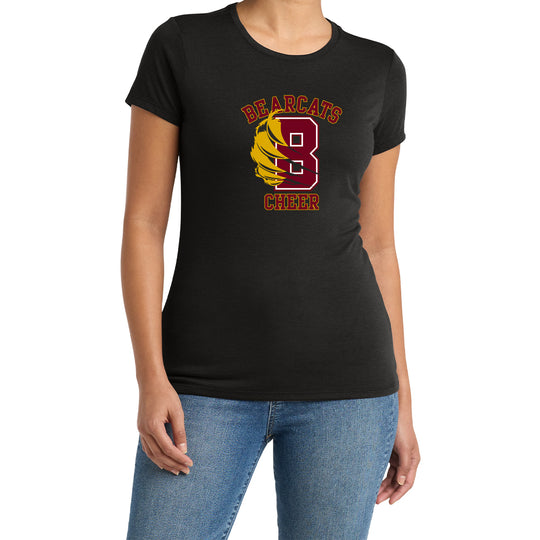 Bearcats Cheer Ladies Soft Blend Tee