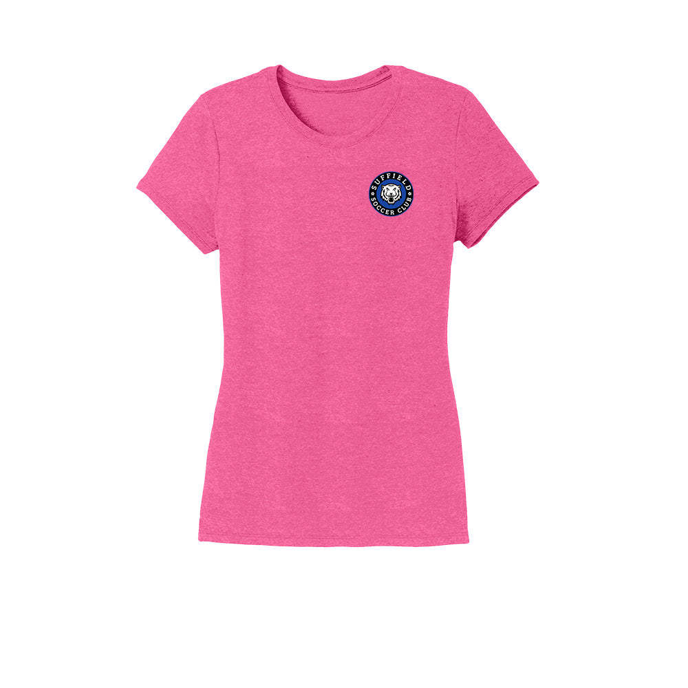 Suffield Soccer Club Ladies Soft Blend Tee