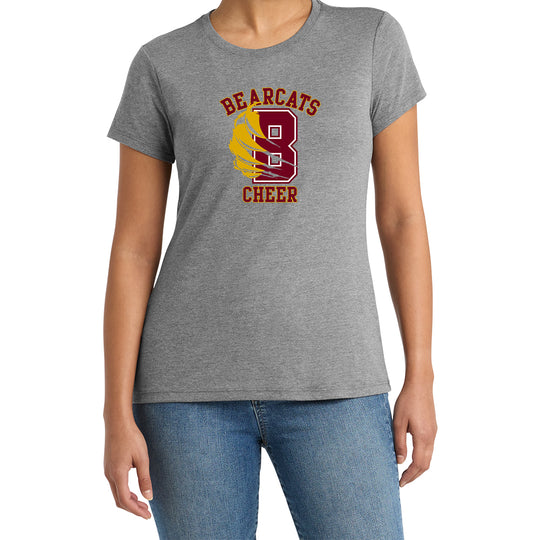 Bearcats Cheer Ladies Soft Blend Tee